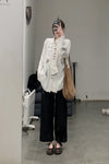 Archivio J.M.Ribot Hand -painted shirt W27/Mi/Sketch